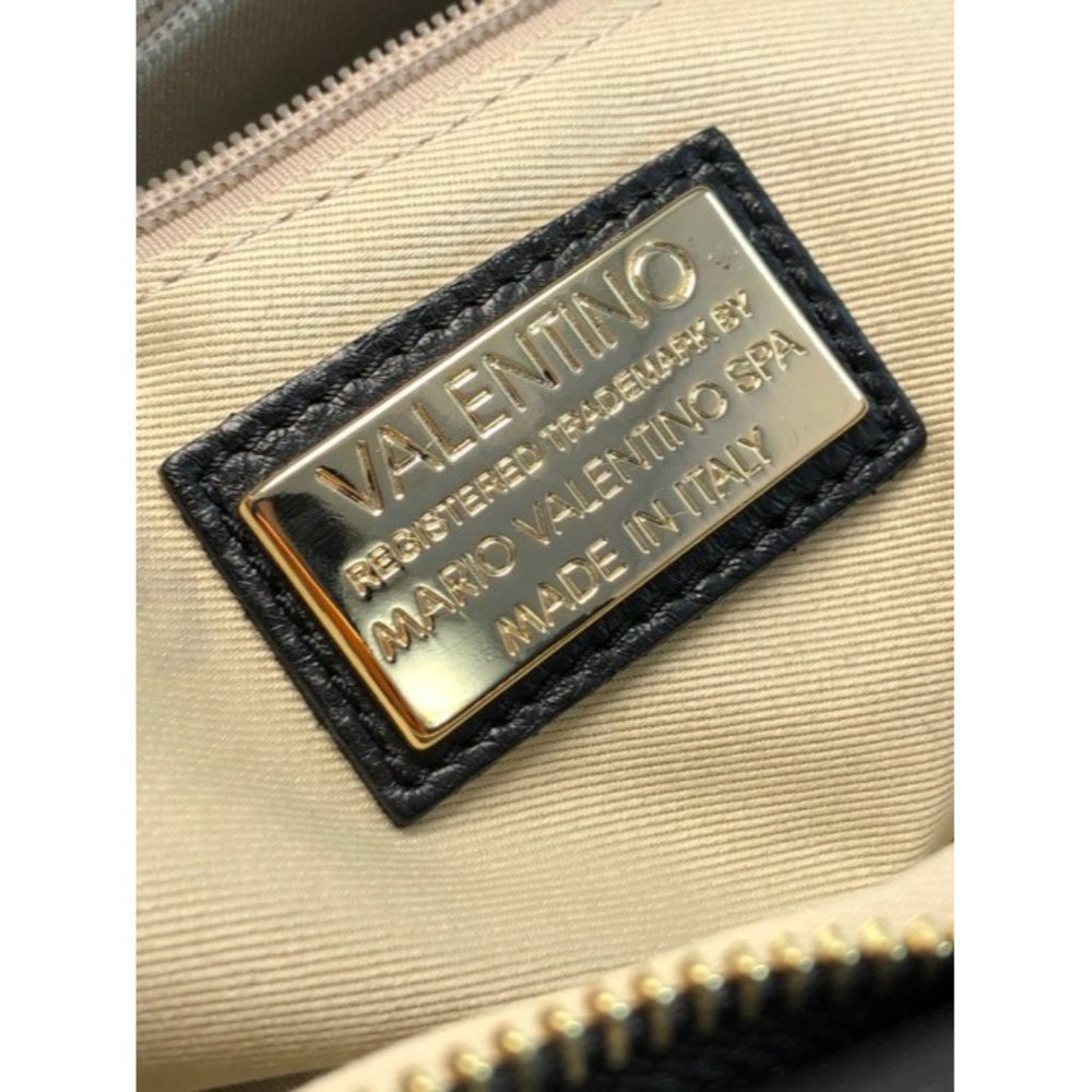 Mario Valentino Crossbody Vanille Black Leather Shoulder Bag - Picture 9 of 11